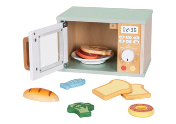 Wooden Microwave Set