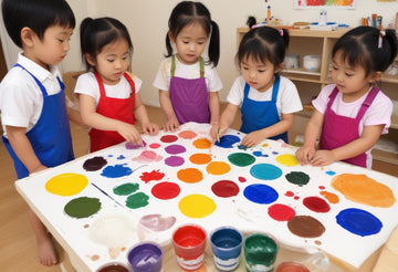 Exploring Sensory and Motor Skills with Safe and Washable Colors