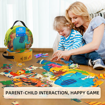 Happy Zoo 108-Piece Puzzle