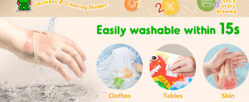 Ultra-Silky Washable Crayons – 12 Colours