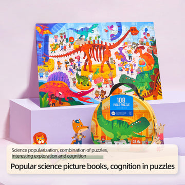 Dinosaur Museum 108-Piece Puzzle