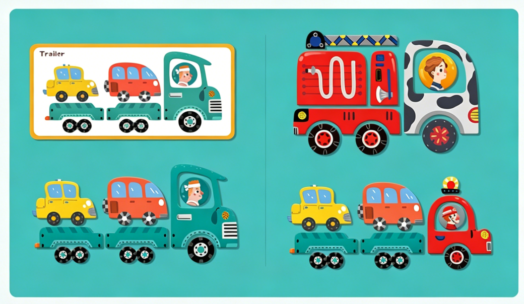 Magnet Play Box – Vehicles & Transport