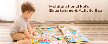 Kids Entertainment Activity Travel Bag