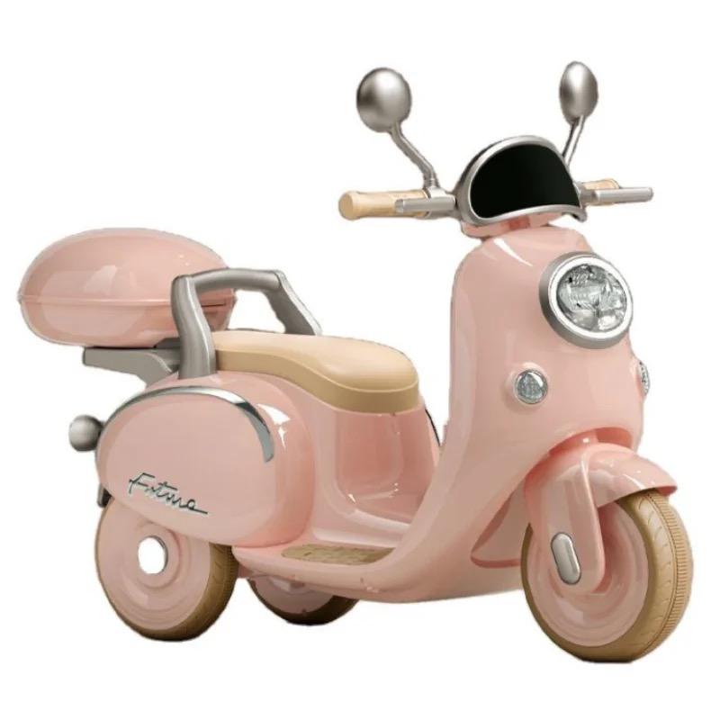 Retro Motor Bike (With Remote & Music) - Ready Stock