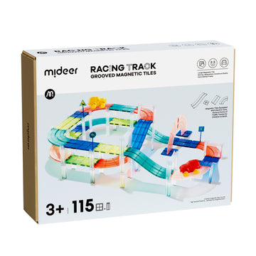 Racing Track - Grooved Magnetic Tile (115 Pieces)