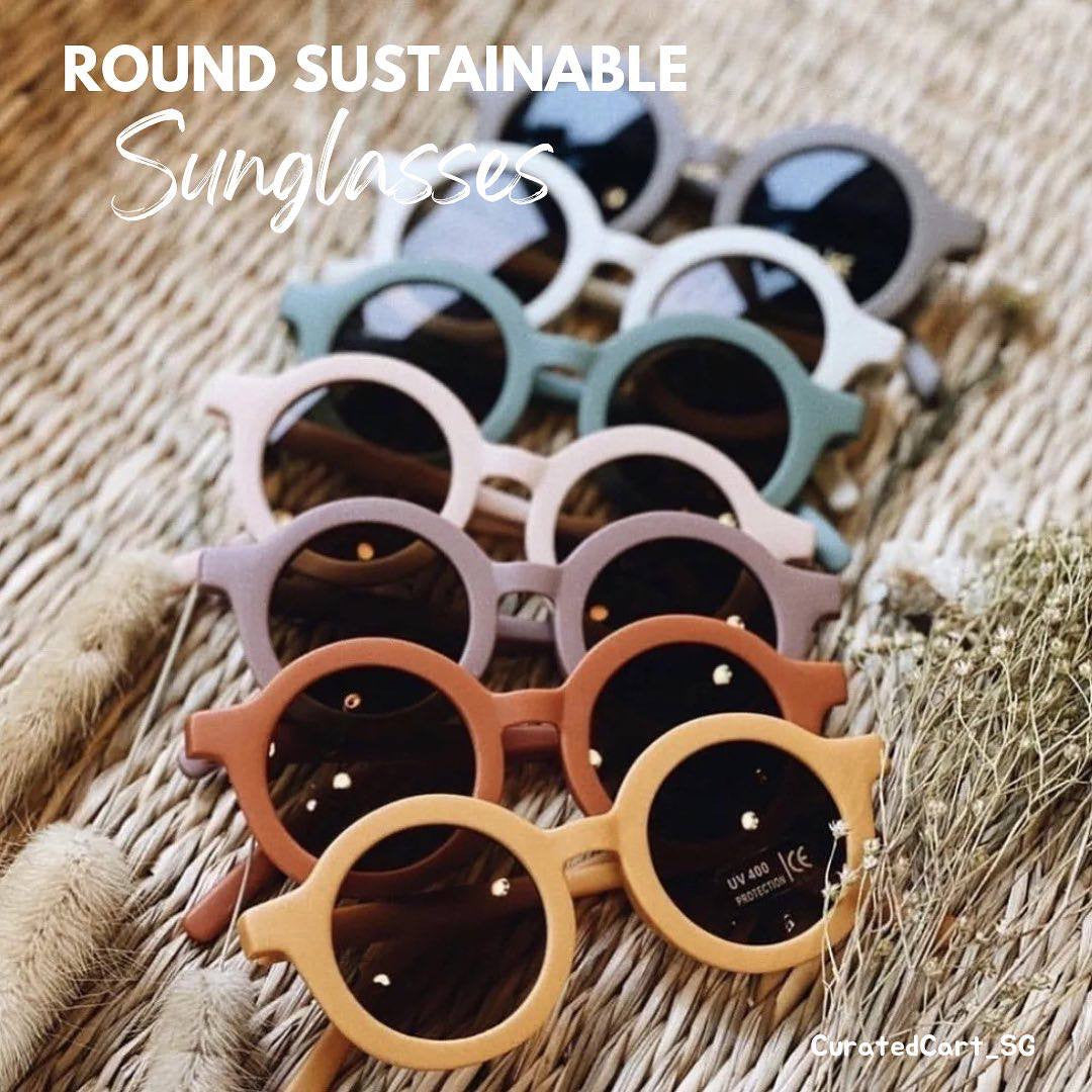 Round Sunglasses with UV 400 Protection