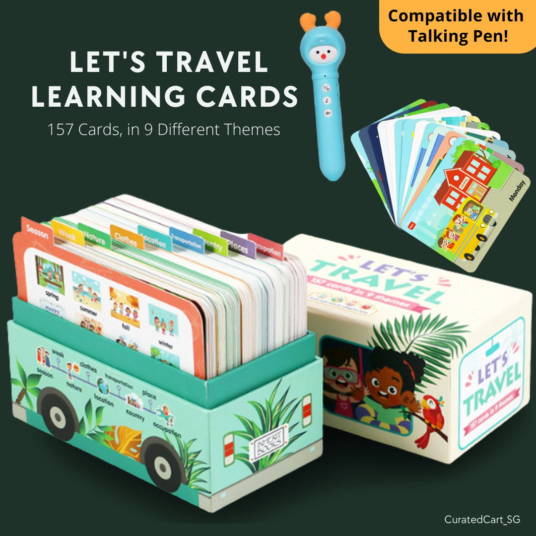 Let's Travel Learning Cards in English - Expansion Pack 6