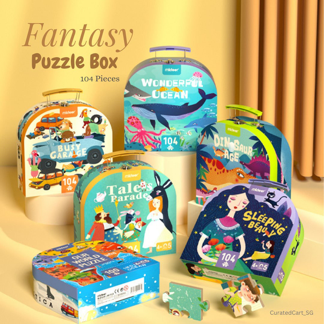 Fantasy Puzzle Travel Box (104 Pieces)