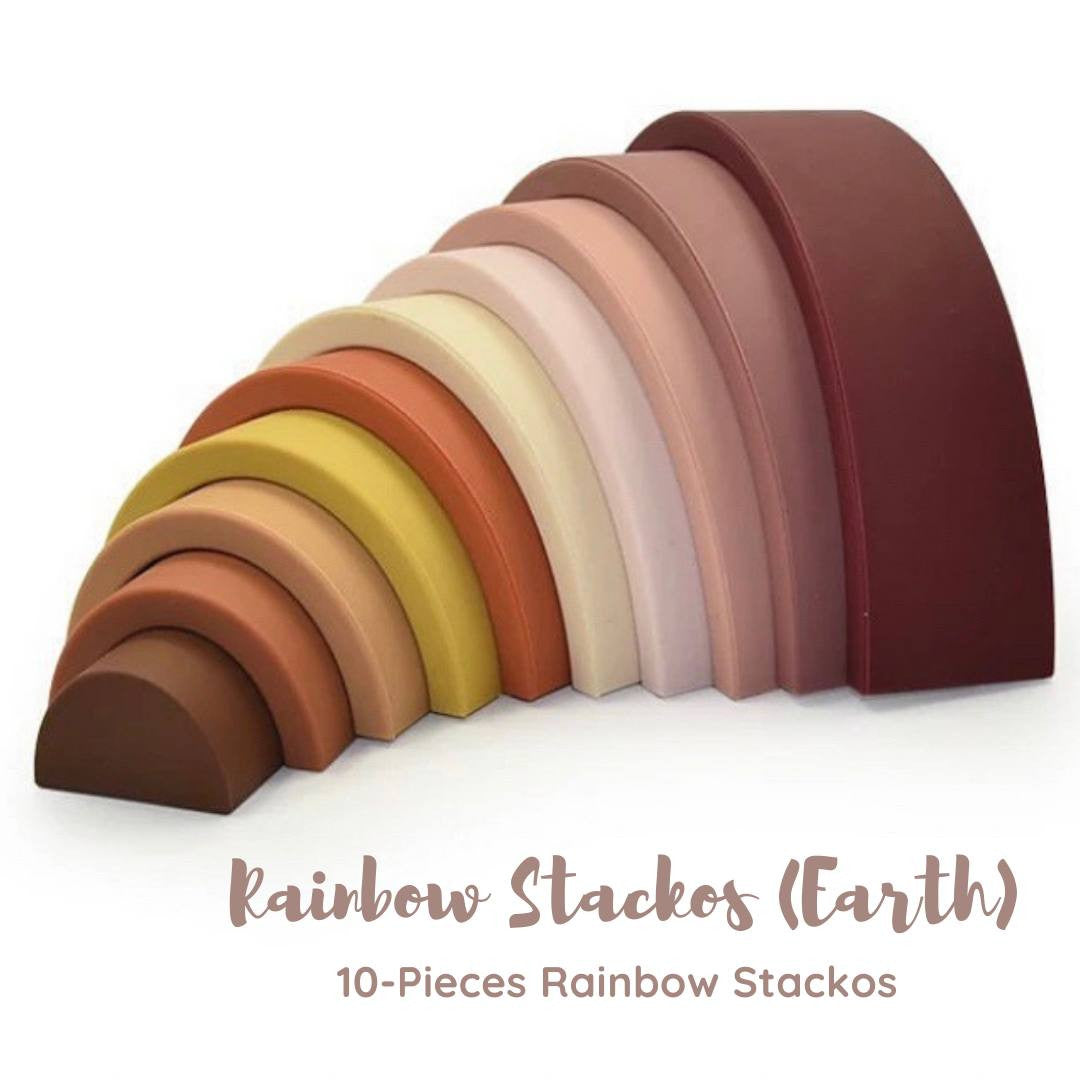 Rainbow Stackers - 10 Pieces