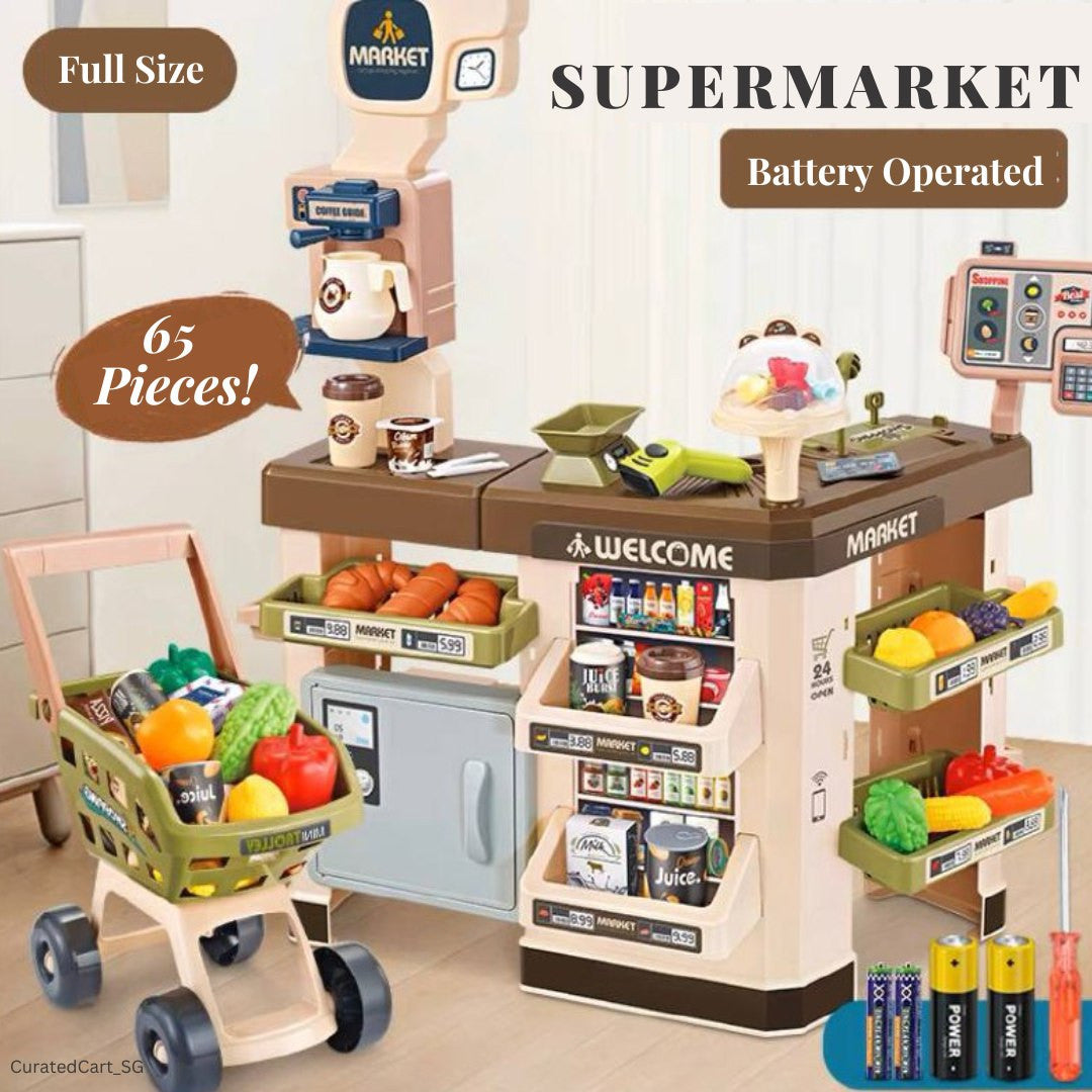 Home Supermarket Play Set (60Pcs)