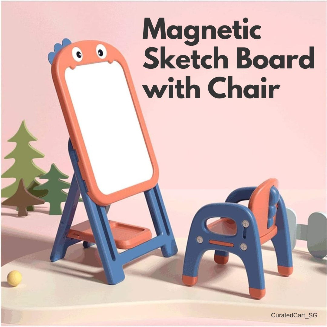 Magnetic Drawing Board with Chair