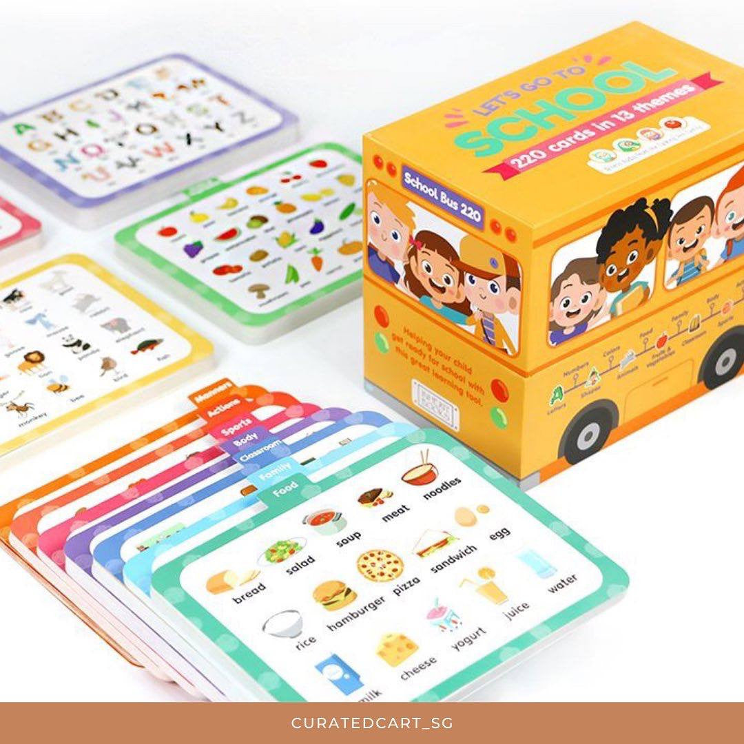 Let's go to school cards in English - Expansion Pack 1